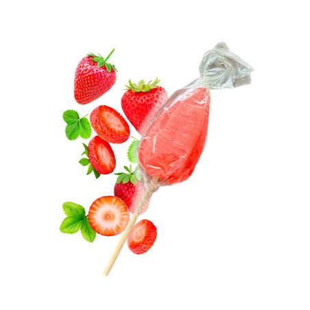 Lollizen fraise  - sucette CBD