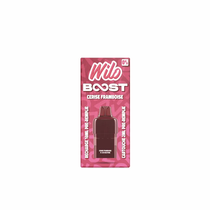 WILO BOOST Recharges  2+10ml Cerise Framboise