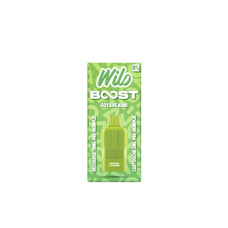 WILO BOOST Recharges  2+10ml Goyave Kiwi