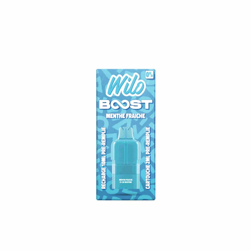 WILO BOOST Recharges  2+10ml Menthe Fraiche