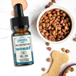 GREENEO - HUILE CHIENT WOUAF CBD + CBG 4%