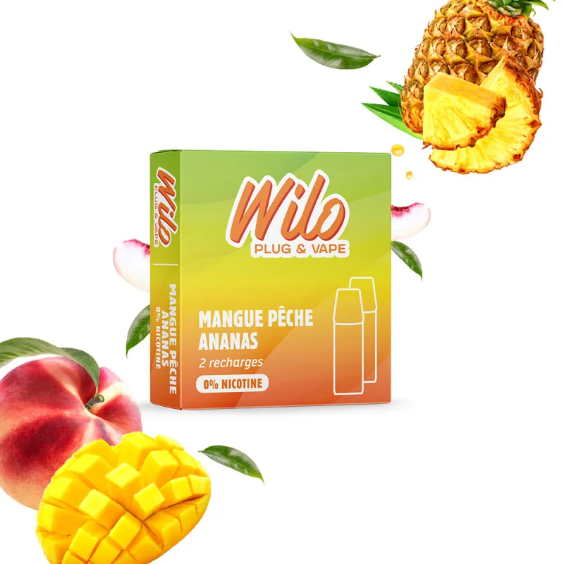 Recharges WILO - Mangue Pêche Ananas