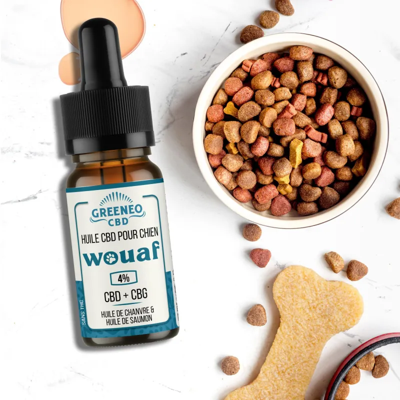 GREENEO - HUILE CHIENT WOUAF CBD + CBG 4%