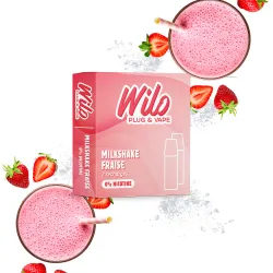 Recharges WILO - Milkshake Fraise