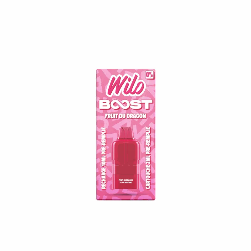 WILO BOOST Recharges  2+10ml Fruit du Dragon
