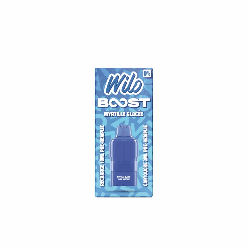 WILO BOOST Recharges  2+10ml Myrtille glacée