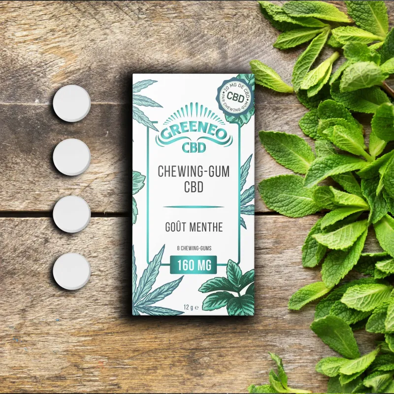GREENEO - 8 Chewing-gums 160mg 12g
