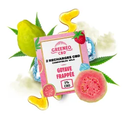 2 RECHARGES GOYAVE FRAPPÉE 1%