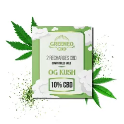 2 RECHARGES OG KUSH 10%