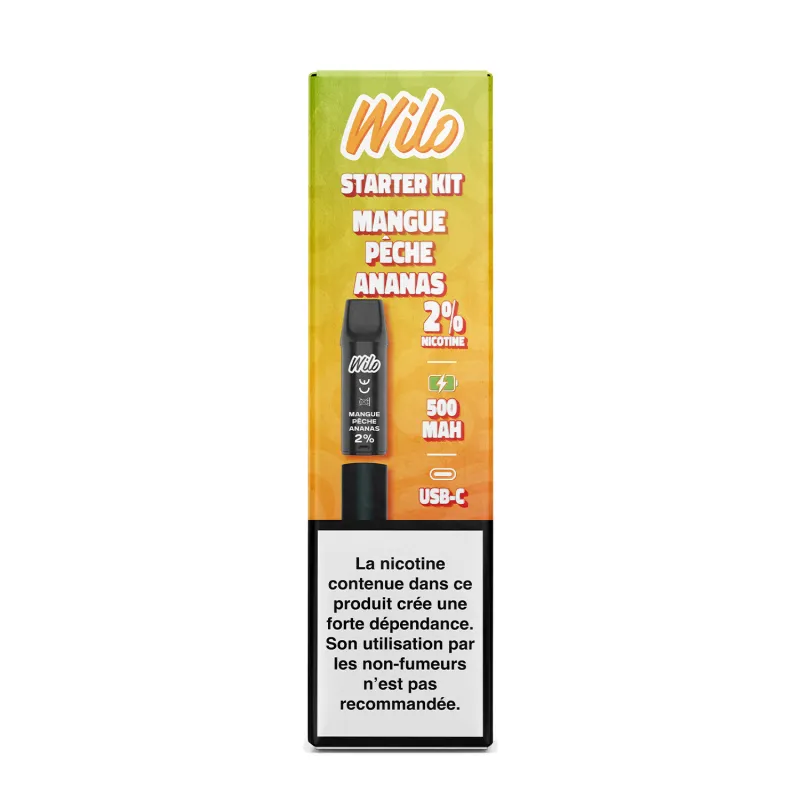 WILO - Starter kit Mangue Peche Ananas