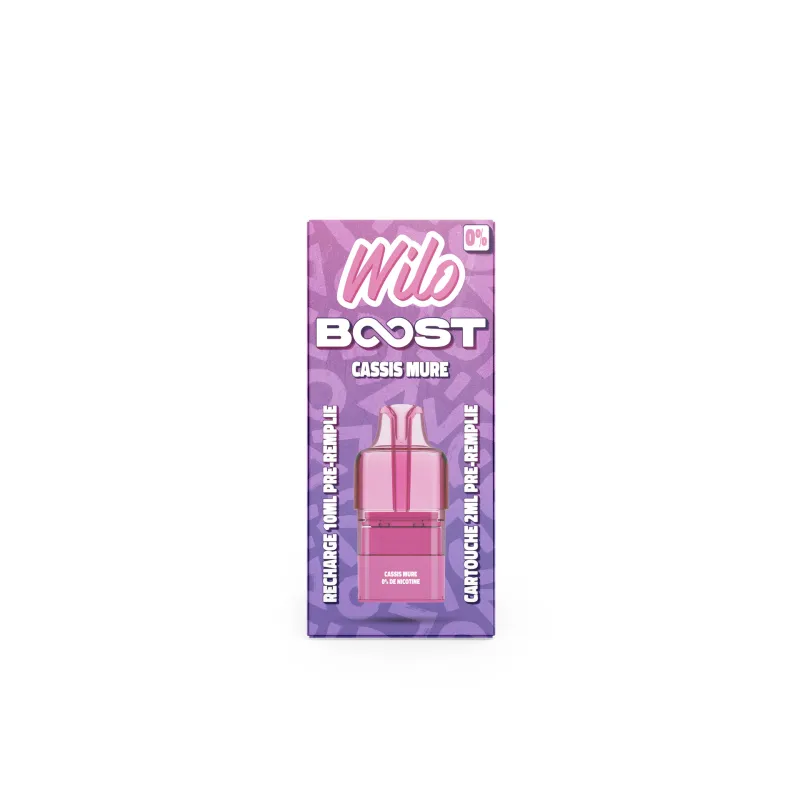 WILO BOOST Recharges  2+10ml - CASSIS MURE