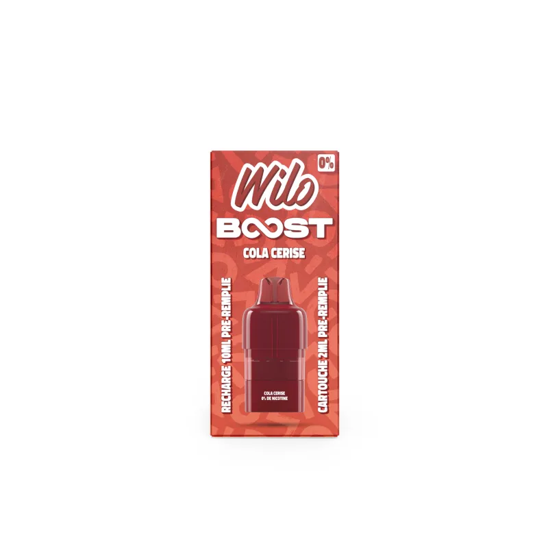 WILO BOOST Recharges  2+10ml - COLA CERISE