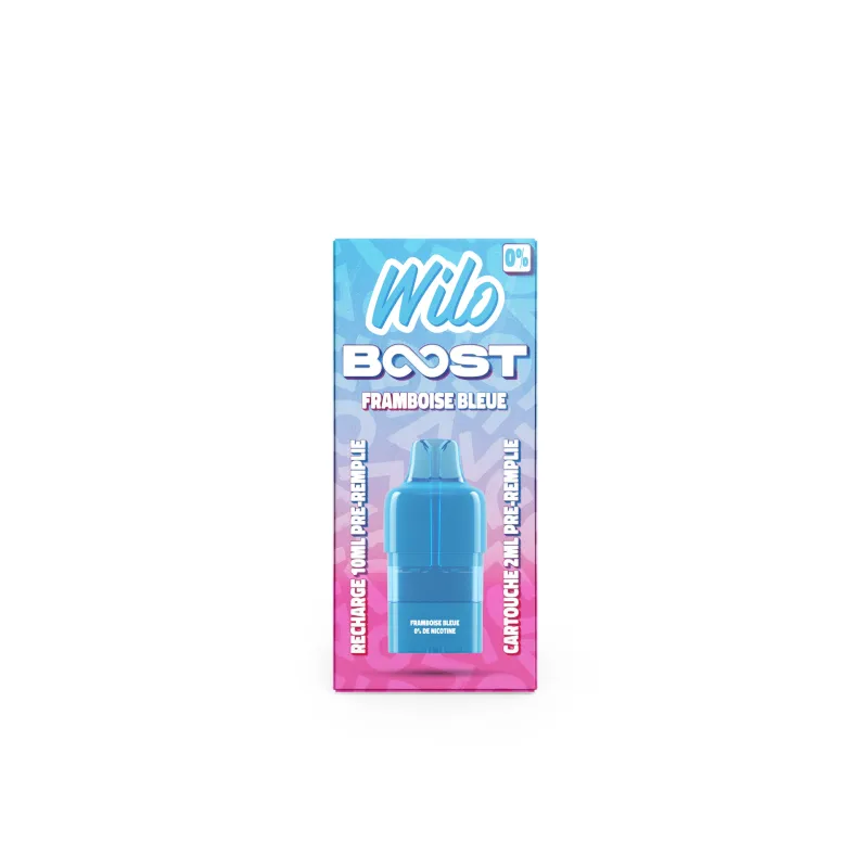 WILO BOOST Recharges  2+10ml - FRAMBOISE BLEUE