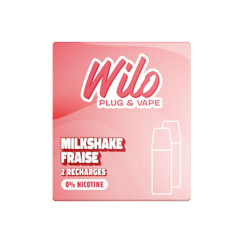 Recharges WILO - Milkshake Fraise