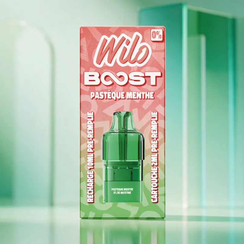 WILO BOOST Recharges  2+10mL - PASTEQUE MENTHE